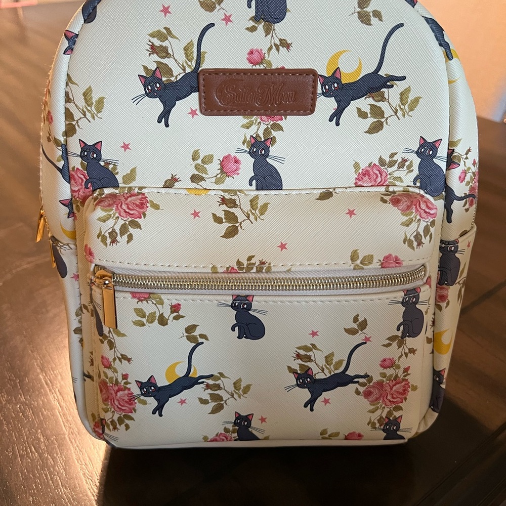 Sailor Moon Cat Print Backpack - image 1